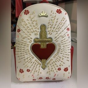Loungefly Evil queen Backpack with Heart and Sword